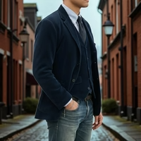 Tommy™ | Traje de dos piezas: Blazer y chaleco