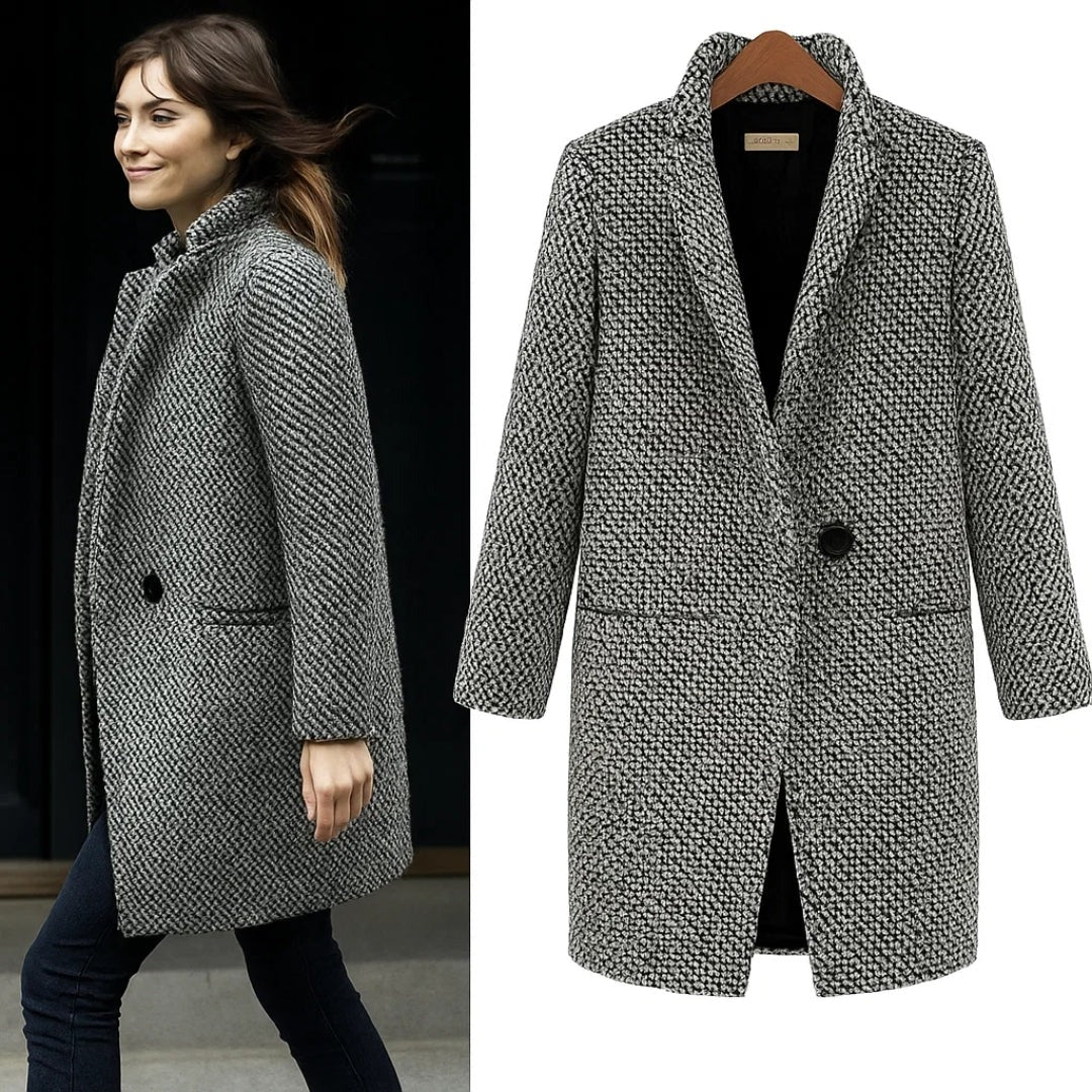 Carla | Chaqueta larga de lana