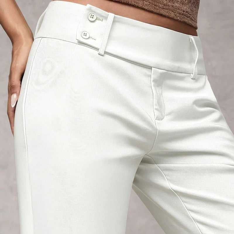 Valeria | Pantalón Fluido de Cintura Alta