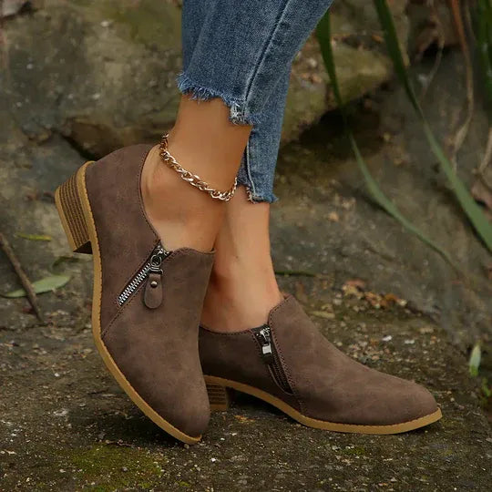Elisa | Botas elegantes con cremallera