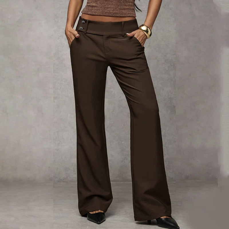 Valeria | Pantalón Fluido de Cintura Alta