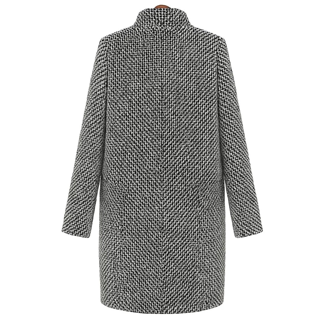 Carla | Chaqueta larga de lana