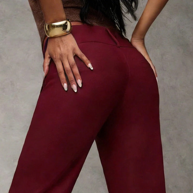 Valeria | Pantalón Fluido de Cintura Alta