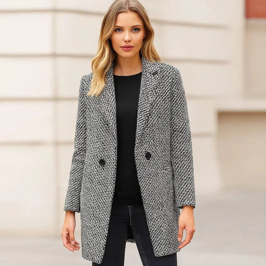 Carla | Chaqueta larga de lana